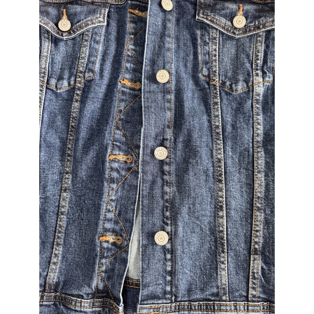 Old Navy Denim Button Down Jean Jacket Womens Size XXL Blue EUC - Picture 5 of 10